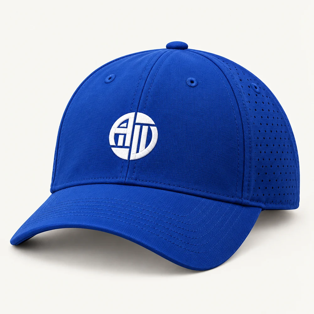 Illustrative APRAWEAR branded technical training cap mockup