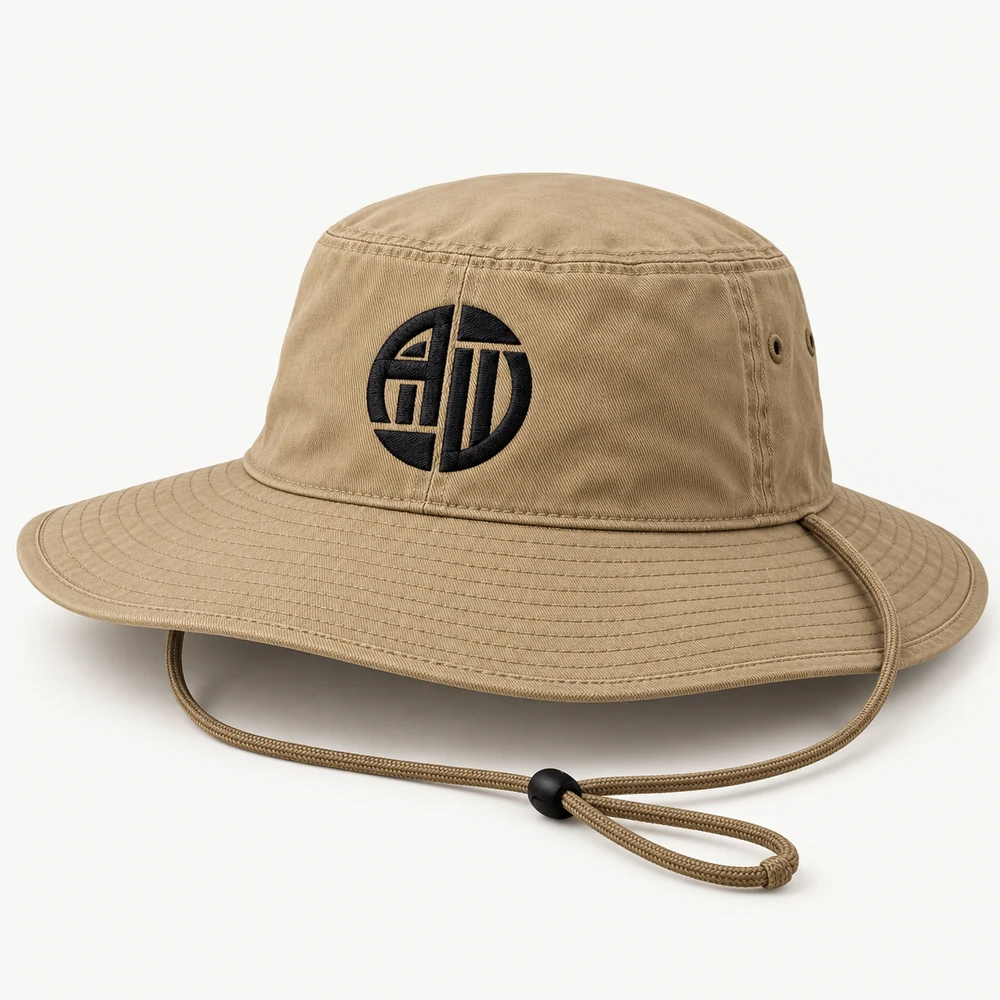 Illustrative APRAWEAR branded outback hat mockup