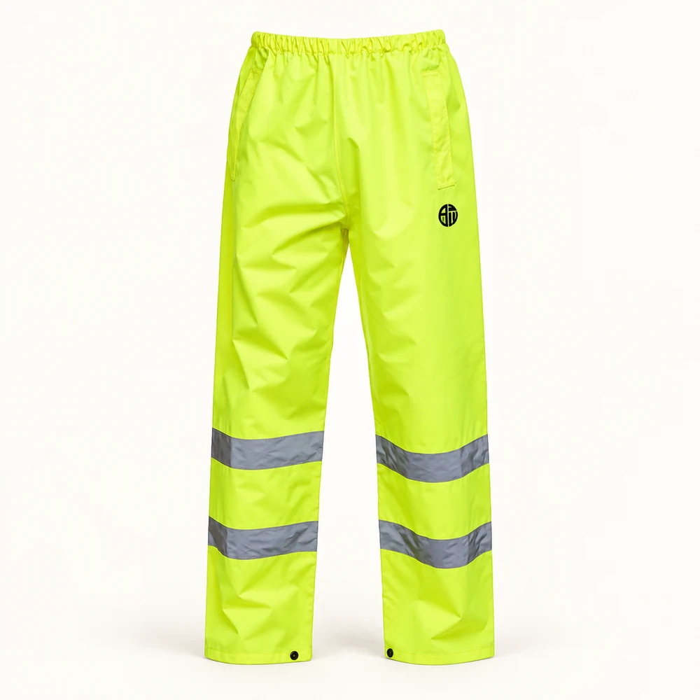 Illustrative APRAWEAR branded hi vis trouser mockup